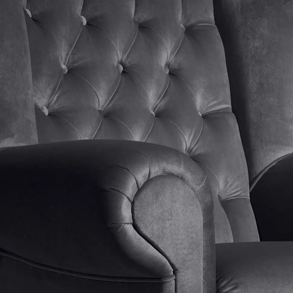 Ohrenbackensessel im Chesterfield Style - Troyes
