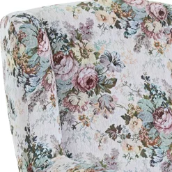 Ohrensessel mit Blumen im Landhausstil - Masure