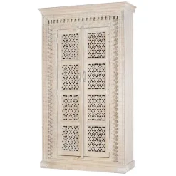 Orient Design Schrank in Mangoholz White Wash - Capo