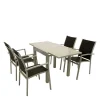 Outdoor Tisch mit Armlehnenstühlen - Ashford (fünfteilig)