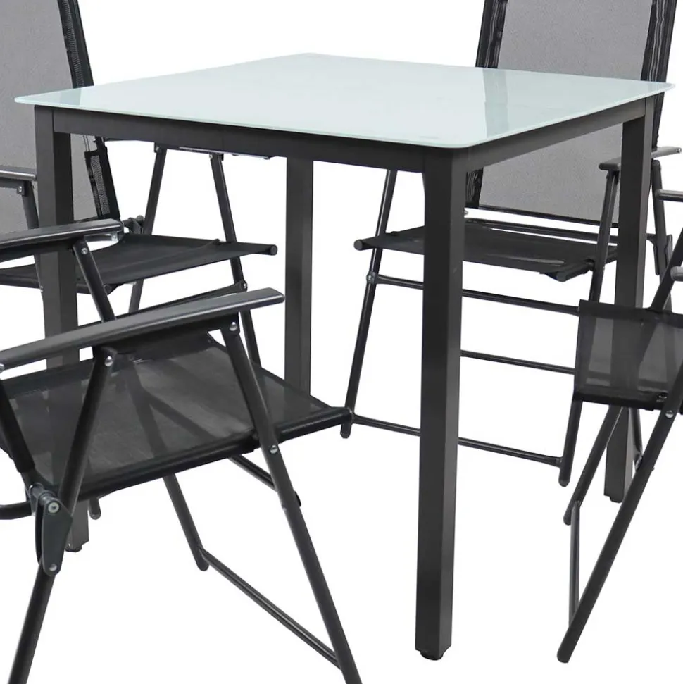 Outdoor Tisch und Stühle Set - Conceppa (fünfteilig)