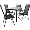 Outdoor-Sitzgruppe für 4 Personen - Vokoz (fünfteilig)