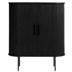 Ovales Highboard mit Schiebetüren - Venutura