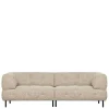 Polstercouch in Beigegrau - Pantras