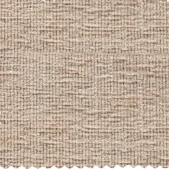 Polsterhocker in Beige Chenille - Felda