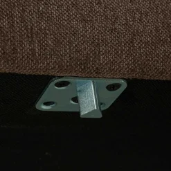 Polsterhocker in Braun und Schwarz - Ravonia