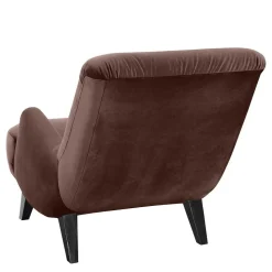 Polstersessel in Braun mit Schwarz - Vastonia
