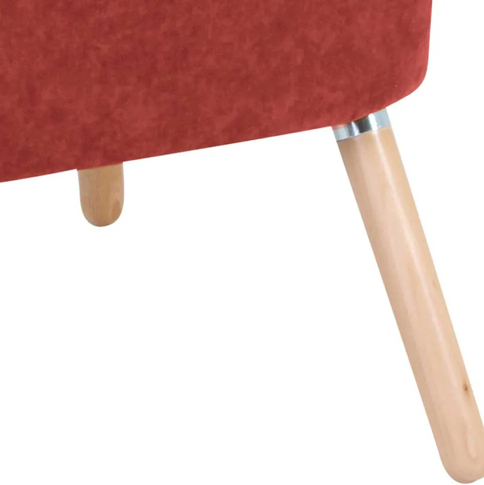 Polstersessel in Terracotta Velours - Iceline