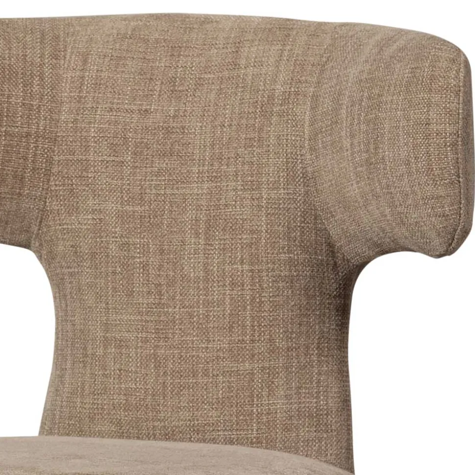 Polsterstühle in Beige Stoff - Eradis (2er Set)