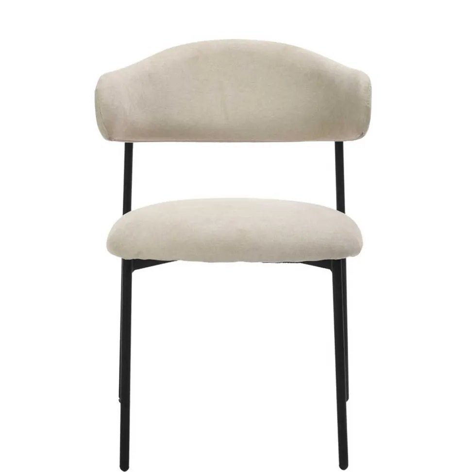 Polsterstühle in Taupe Strukturstoff - Filmau (2er Set)