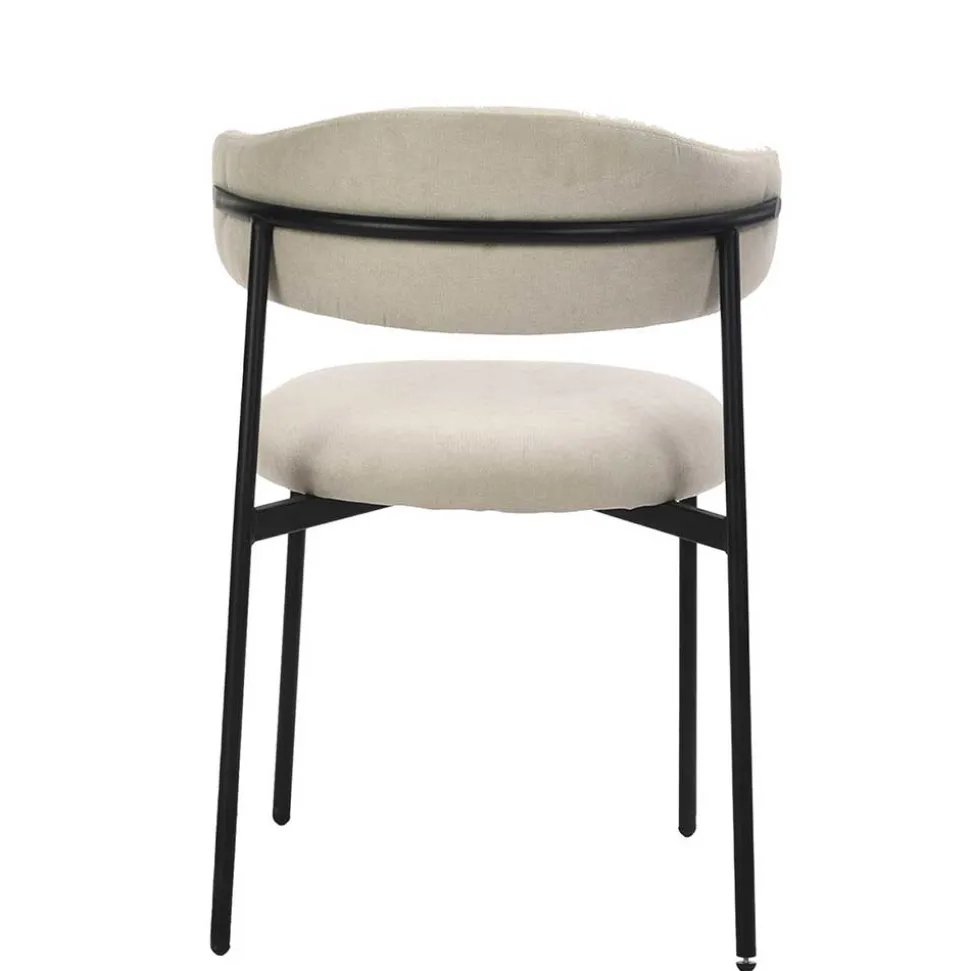 Polsterstühle in Taupe Strukturstoff - Filmau (2er Set)