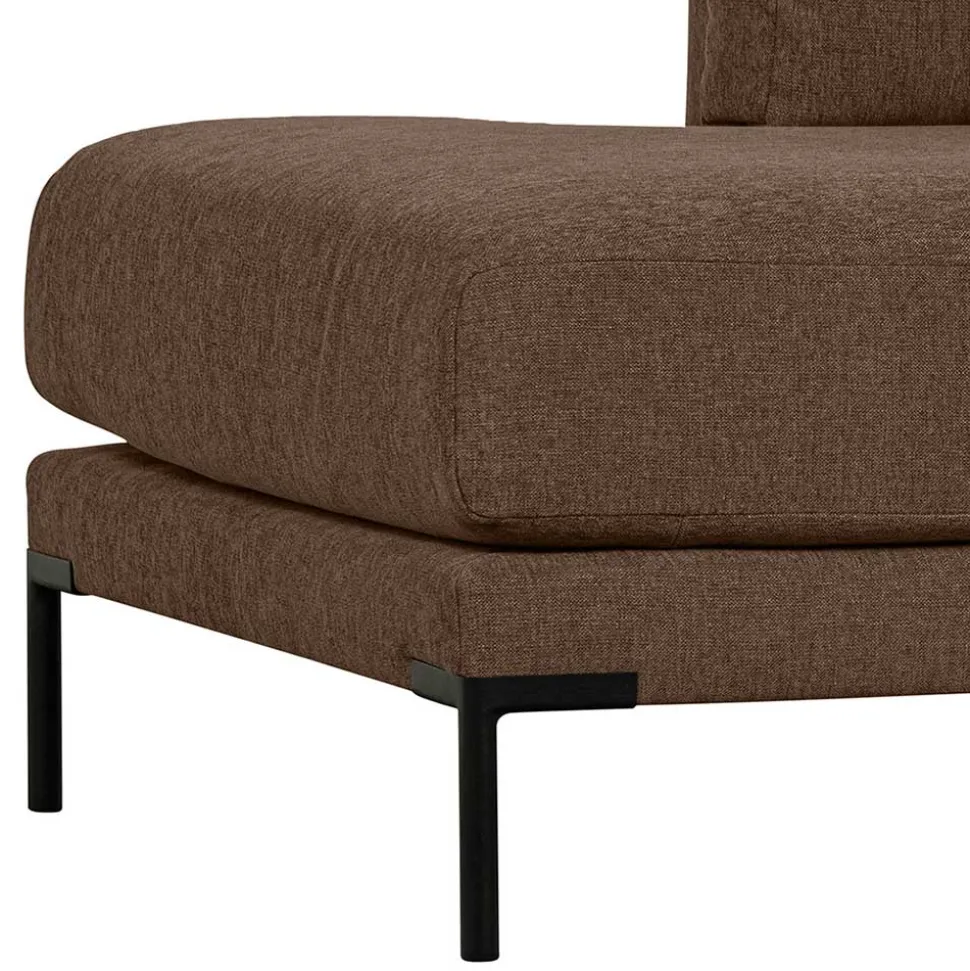 Rechtes Lounge-Element in Braun - Ravonia