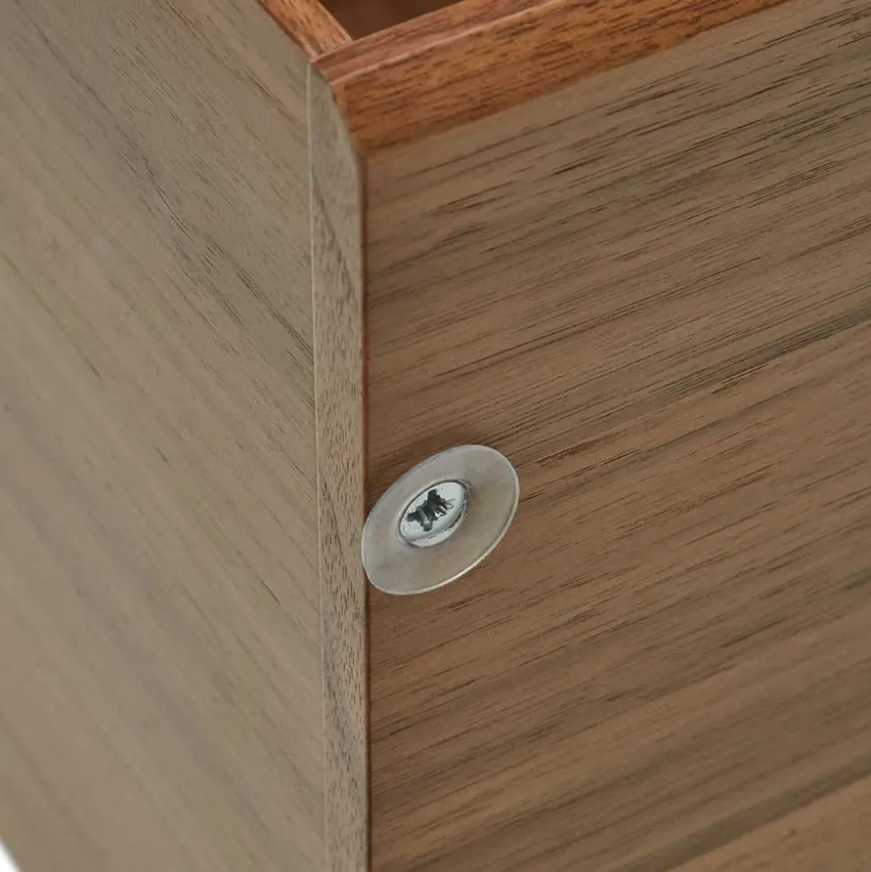 Regal Modul Kombi in Nussbaum - Ovarion (sechsteilig)