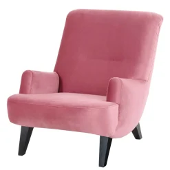 Relaxsessel in Rosa Samtvelours - Jily
