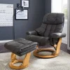 Relaxsessel Normandie mit Hocker (zweiteilig)