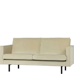 Retro Couch aus Samt in Graugrün - Vontada