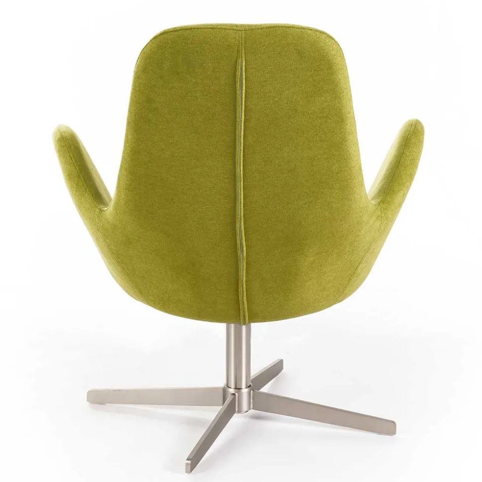 Retro Design Drehsessel in Hellgrün - Soraso