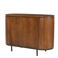 Retro Design Kommode aus Mangoholz - Galadira