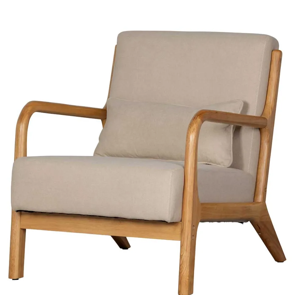Retro Sessel mit Holzgestell - Lardosia