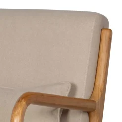 Retro Sessel mit Holzgestell - Lardosia
