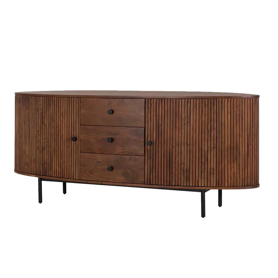 Retro Sideboard in Walnussfarben - Chalil