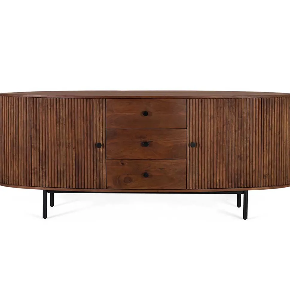 Retro Sideboard in Walnussfarben - Chalil