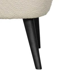 Retrostil Teddy Sessel in Creme - Castilla