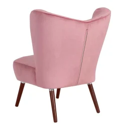 Retrostyle Polstersessel in Rosa - Lachar