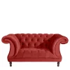 Roter Barock Sessel im XXL Format - Henissa