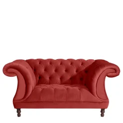 Roter Barock Sessel im XXL Format - Henissa