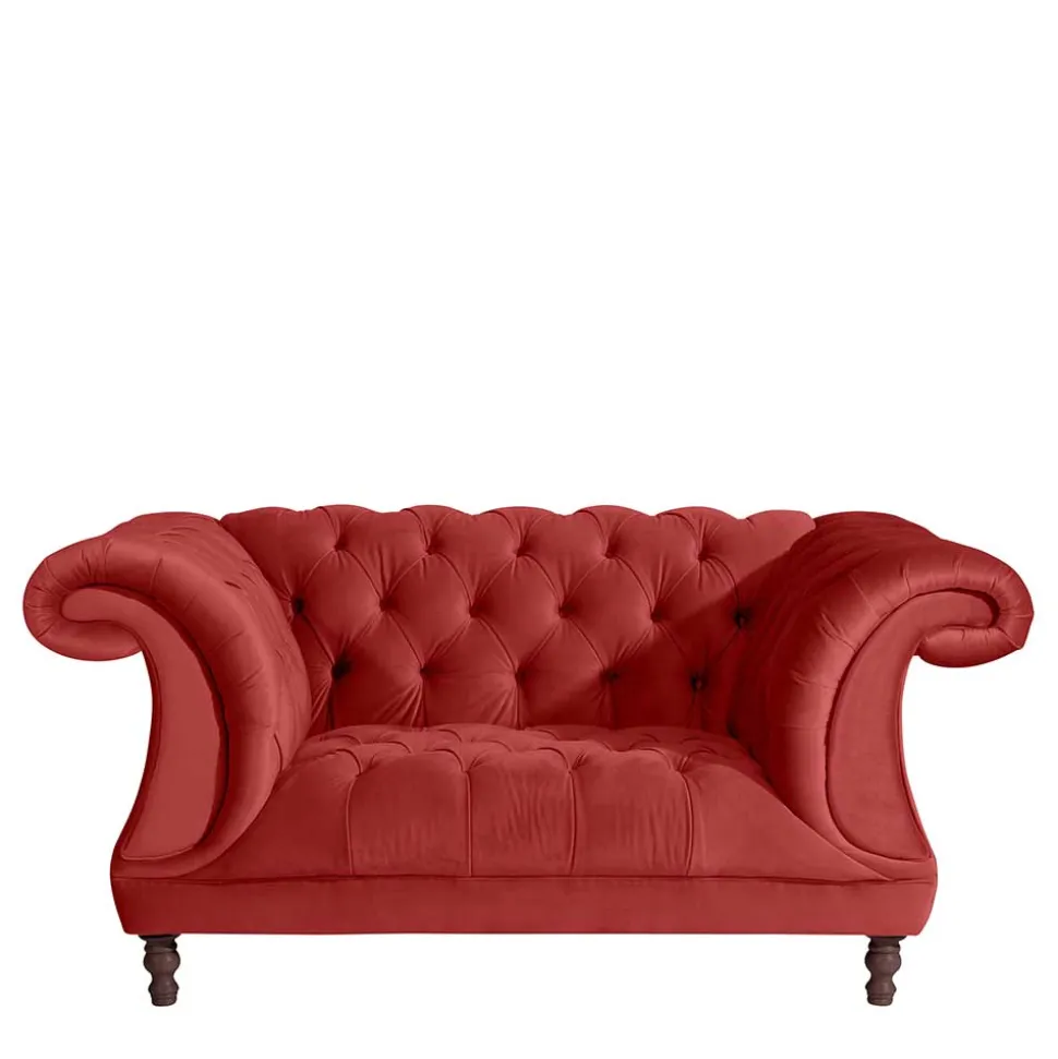 Roter Barock Sessel im XXL Format - Henissa