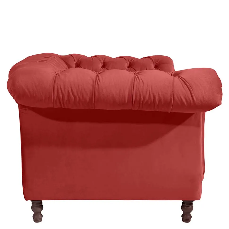 Roter Barock Sessel im XXL Format - Henissa