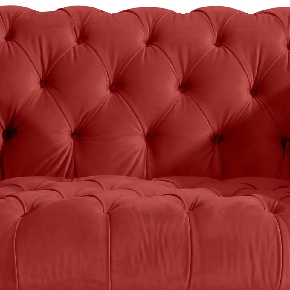 Roter Barock Sessel im XXL Format - Henissa