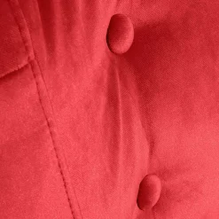 Roter Wohnzimmersessel aus Samtvelours - Zinatella