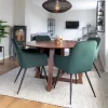 Runder Designtisch & 4 Stühle - Annescu (fünfteilig)
