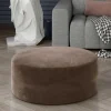 Runder Sitzhocker mit Schaumstoffpolsterung - Bratoi