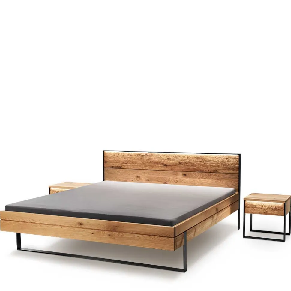 Rustikales Design Bett auf Kufen - Claas