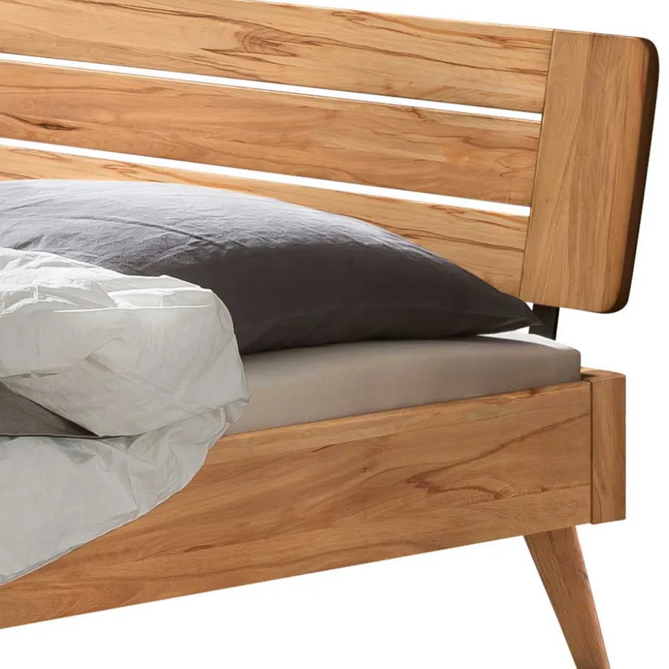 Rustikal-modernes Doppelbett aus Wildbuche - Polentona
