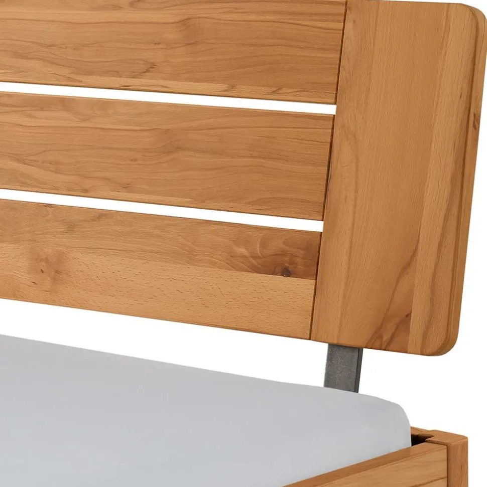 Rustikal-modernes Doppelbett aus Wildbuche - Polentona