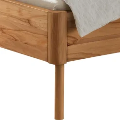Rustikal-modernes Doppelbett aus Wildbuche - Polentona