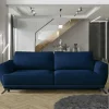 Samt Klappcouch mit drei Sitzplätzen - Miller