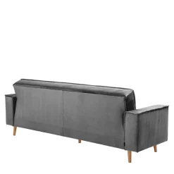 Samtvelours Federkerncouch mit Bettfunktion - Vlacoma