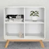 Scandi Chic Regal in Weiß mit Eiche - Kolreva