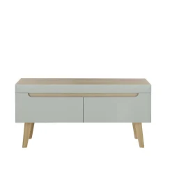 Scandi Chic Wohnzimmermöbel Wohnwand - Armina (vierteilig)