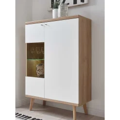 Scandi Wohnwand Möbel als Set - Cablos (vierteilig)