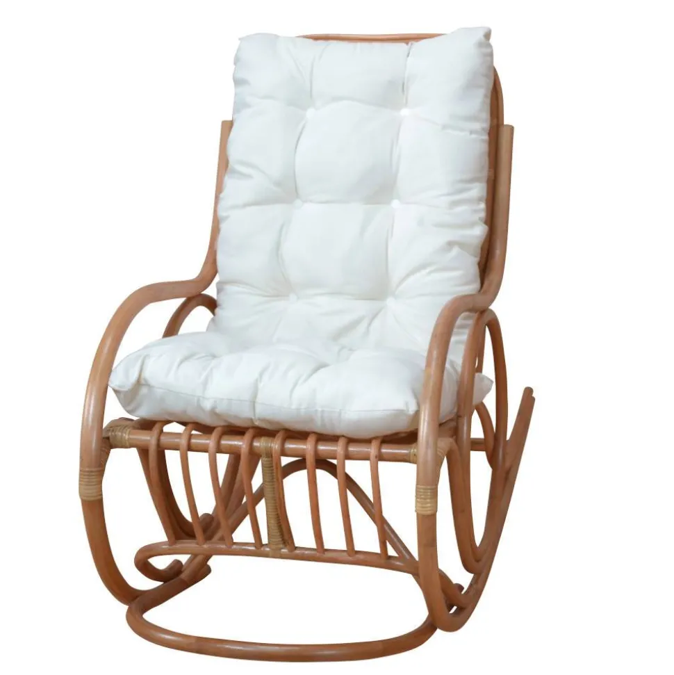 Schaukelsessel Bilcady aus Rattan