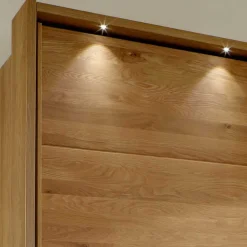 Schiebetüren-Kleiderschrank in Beige Glas - Nikoba