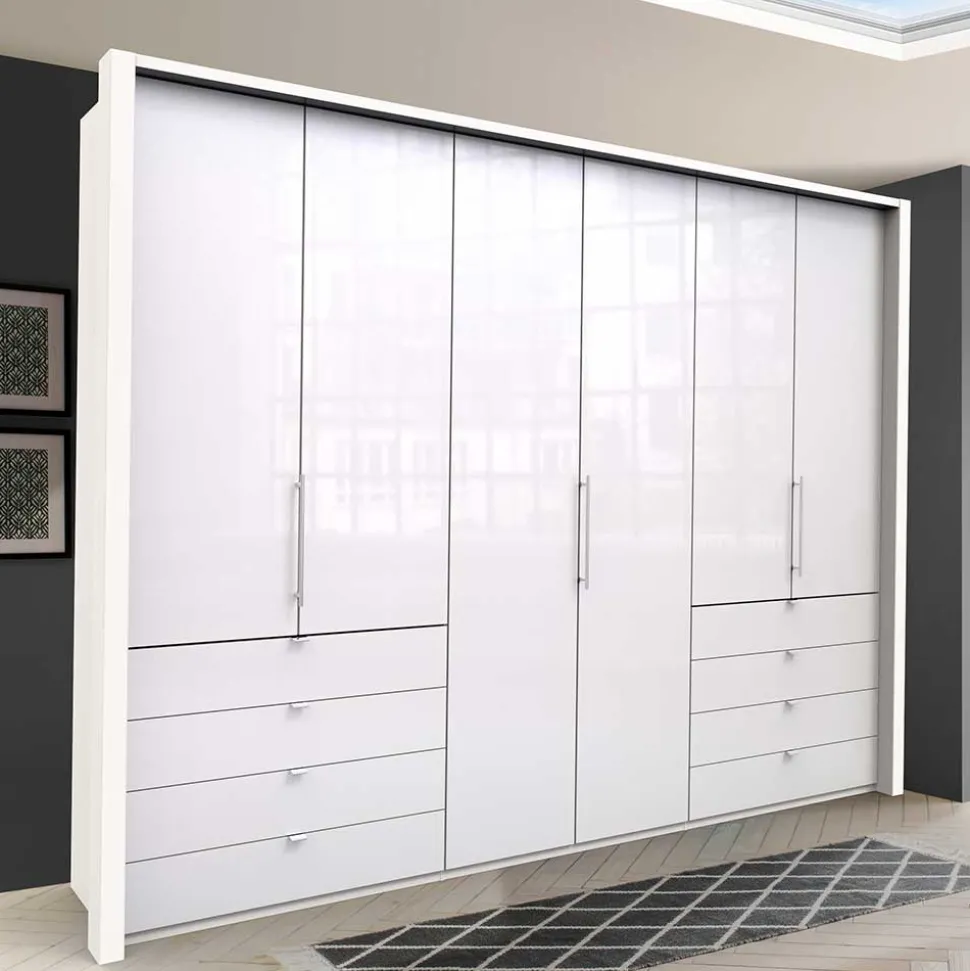 Schlafbereich Kleiderschrank mit acht Schubkästen - Dolienca