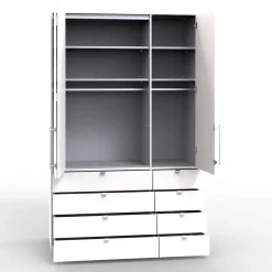 Schlafbereich Kleiderschrank mit acht Schubladen - Empresian