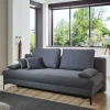 Schlafcouch für jeden Tag in Anthrazit - Antigua